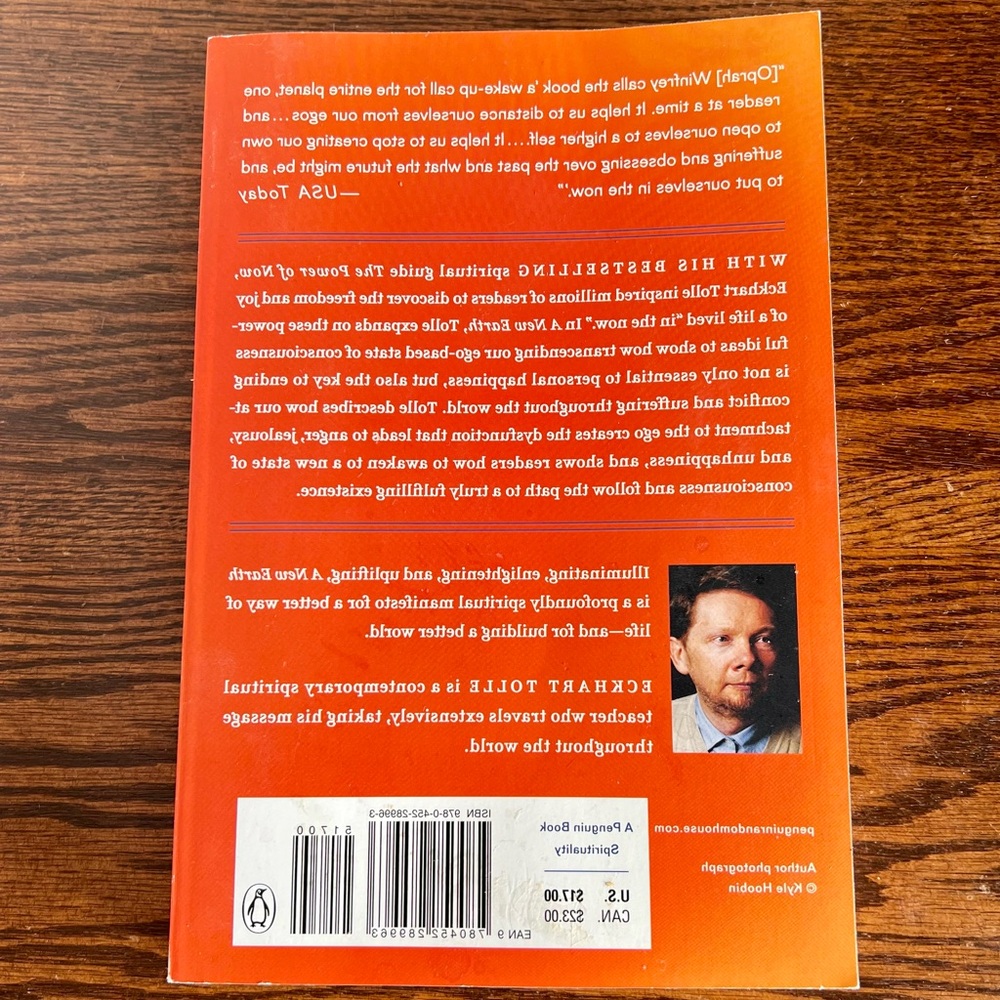 A New Earth: Awakening to Your Life's Purpose -- Eckhart Tolle - Picture 4 of 8